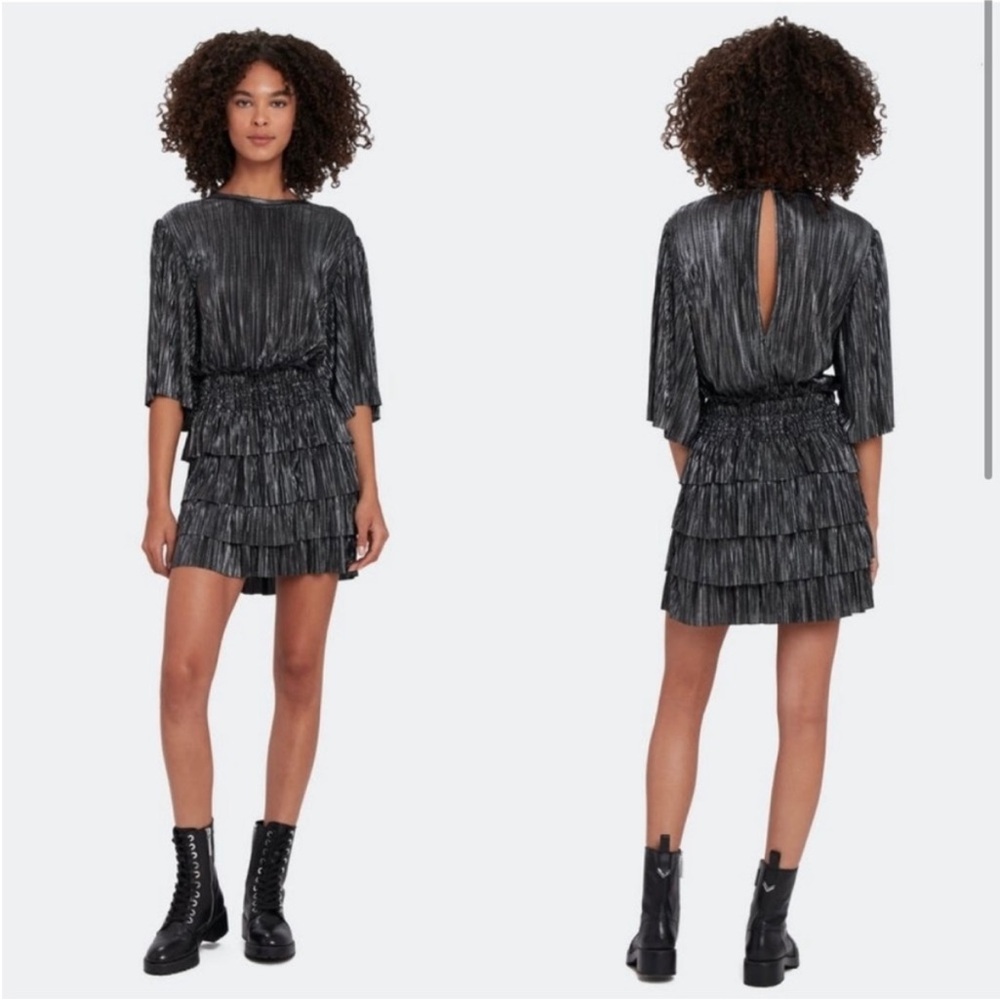 IRO Cuzco Metallic Mini Dress - Picture 2 of 9